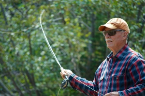 Bruce Simon fly casting.